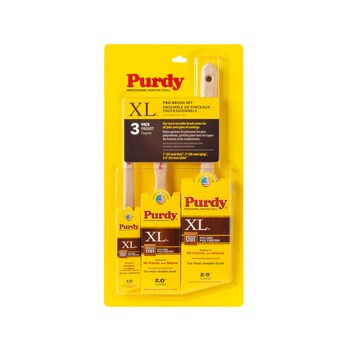 Purdy 3-Pack Xl Multiple Sizes Reusable Nylon- Polyester Blend Flat and Angle Paint Brush (Brush ... | Lowe's