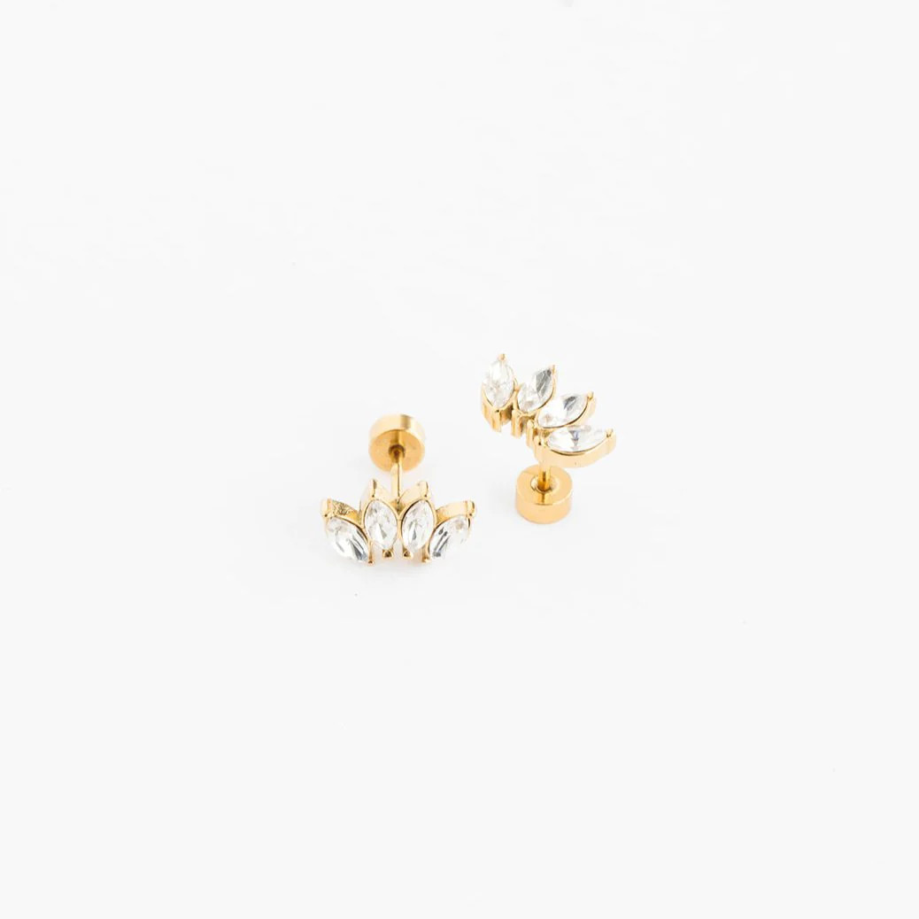 Diamond Crawler Stud Earring | Pip Pop Post