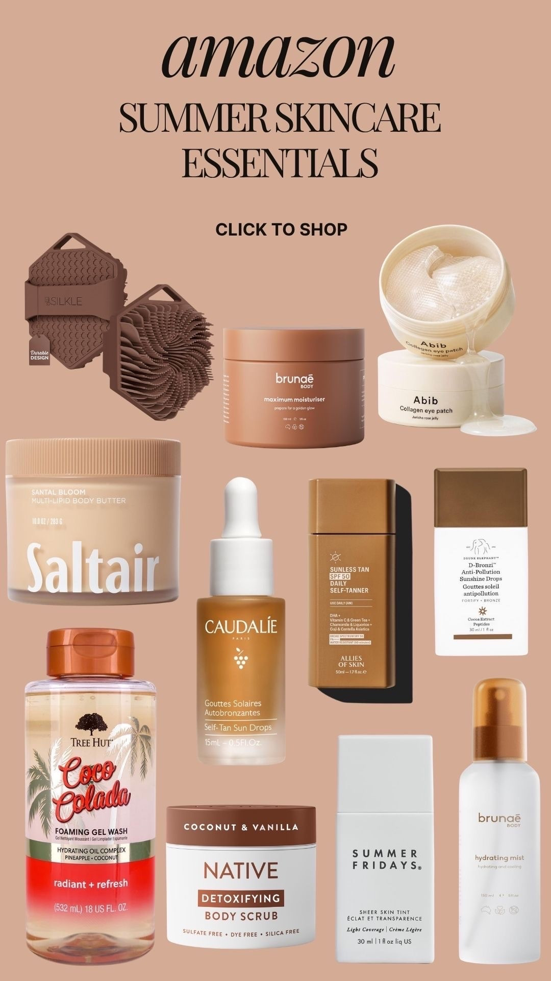 Summer skincare essentials! 🤎
The perfect everyday use skincare for the summer so your skin is bronzed and glowy all season long! 

Skincare, self care, moisturizing, everyday looks, flawless looks

#LTKselfcare #LTKBeauty #LTKgrwm