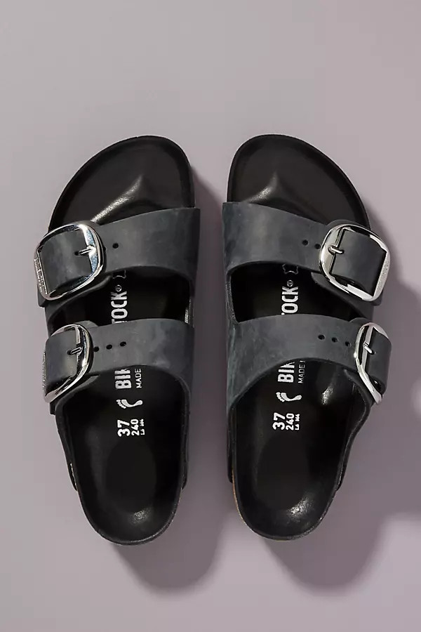 Arizona Big Buckle Nubuck Sandals | Anthropologie (US)