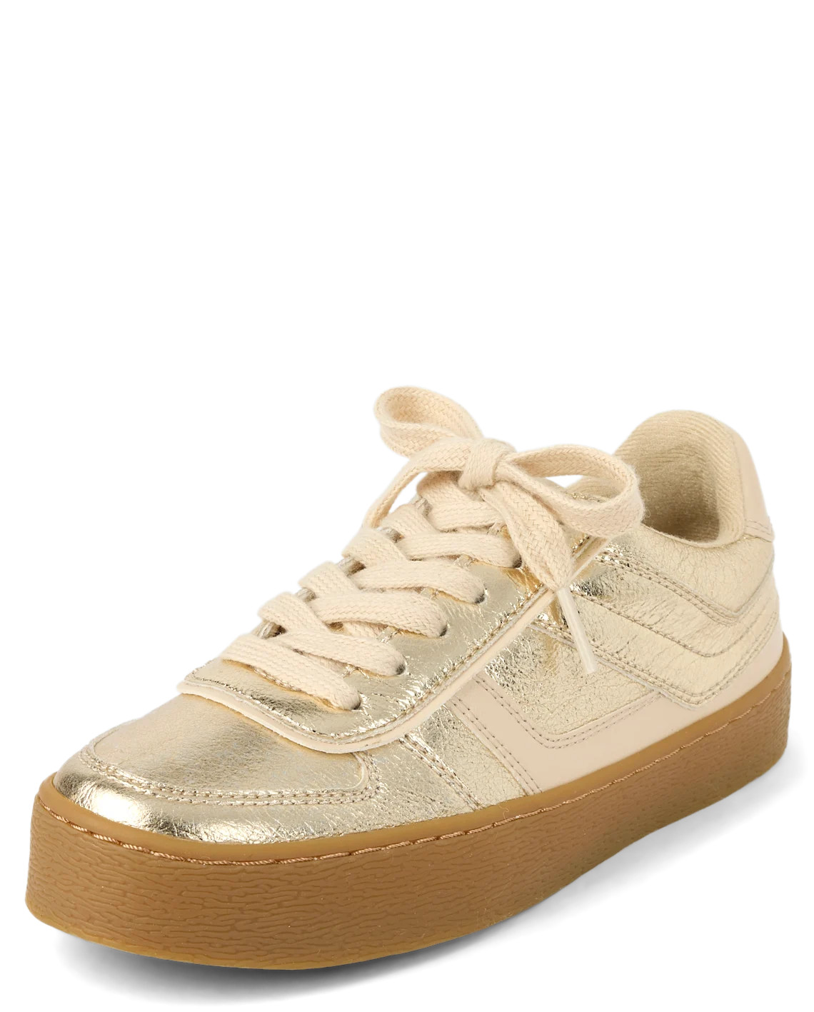 Girls Metallic Platform Low Top Sneakers - metallic | The Children's Place