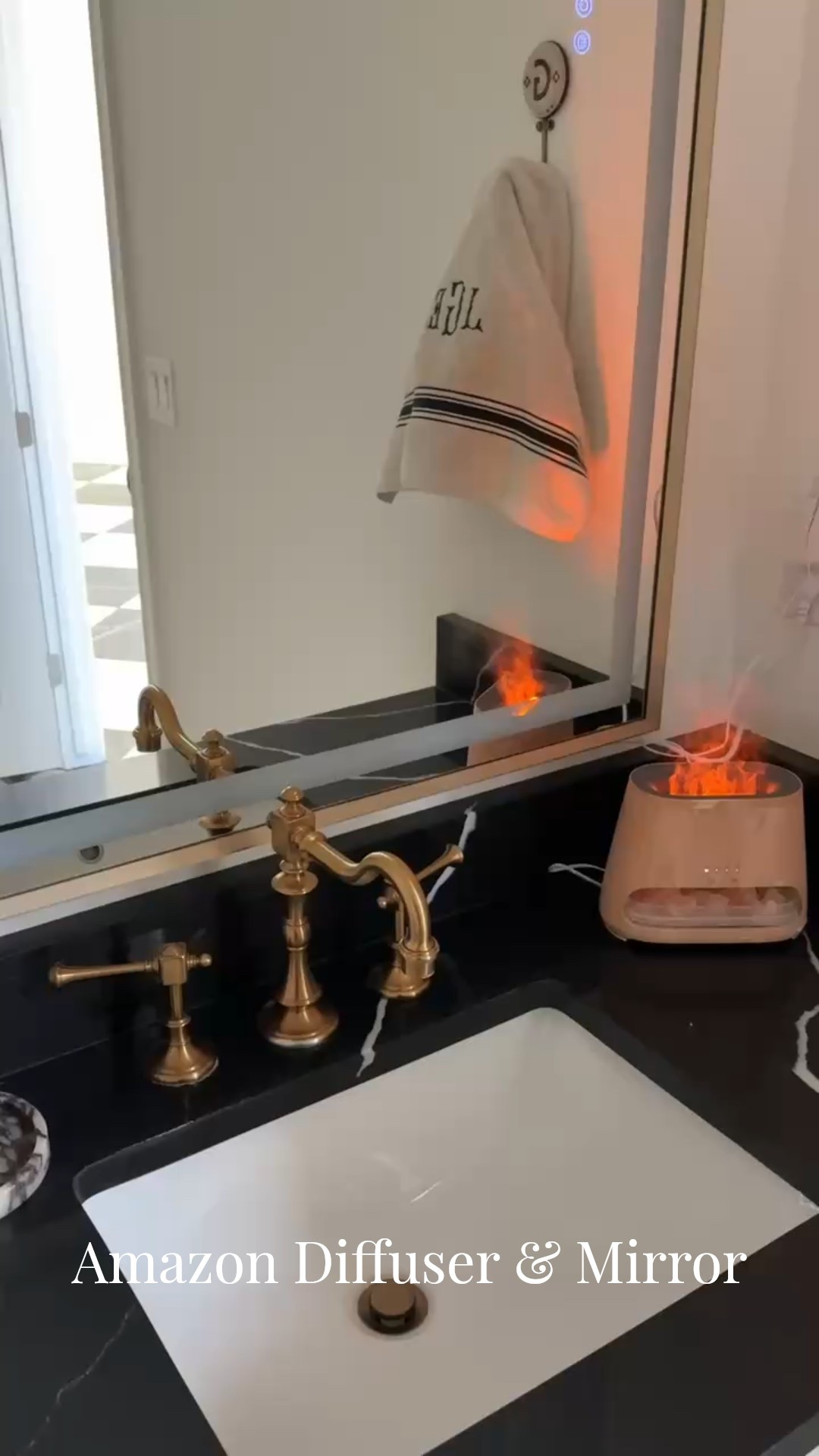 This Amazon diffuser is 31% off today! 
 & this mirror is amazing with a built in light! 

Home finds, Amazon Finds, Amazon home finds, Essential Oil Diffuser, Gold Mirror, Emily Ann Gemma

#LTKSaleAlert #LTKFindsUnder50 #LTKHome