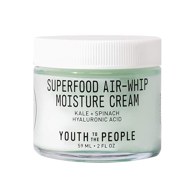 Youth To The People Superfood Air-Whip Moisture Cream - Hyaluronic Acid + Green Tea Moisturizer - Ve | Amazon (US)