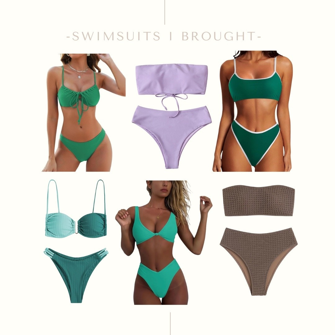 Swimming suits I brought to Mexico 

#LTKFindsUnder50 #LTKFindsUnder100 #LTKSeasonal