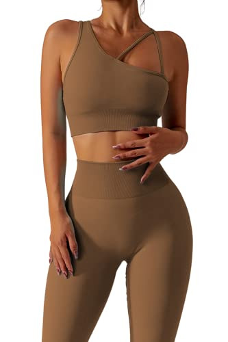 Amazon.com: QINSEN Seamless Sport Bras for Women High Impact Yoga Pants Bodycon Workout Running S... | Amazon (US)