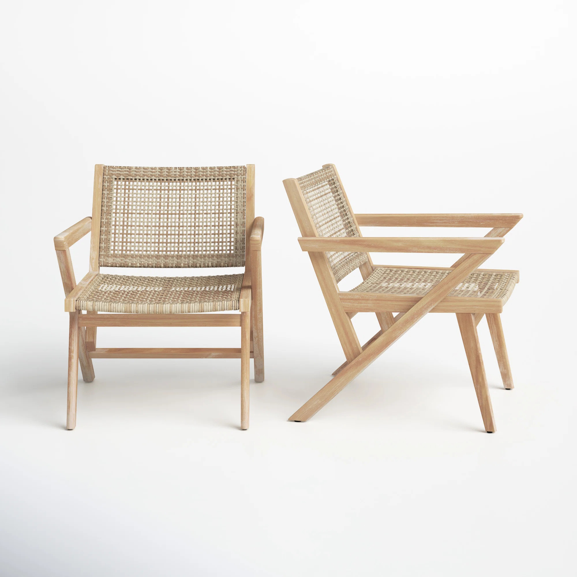 Firenze Acacia Outdoor Lounge Chairs | Wayfair North America