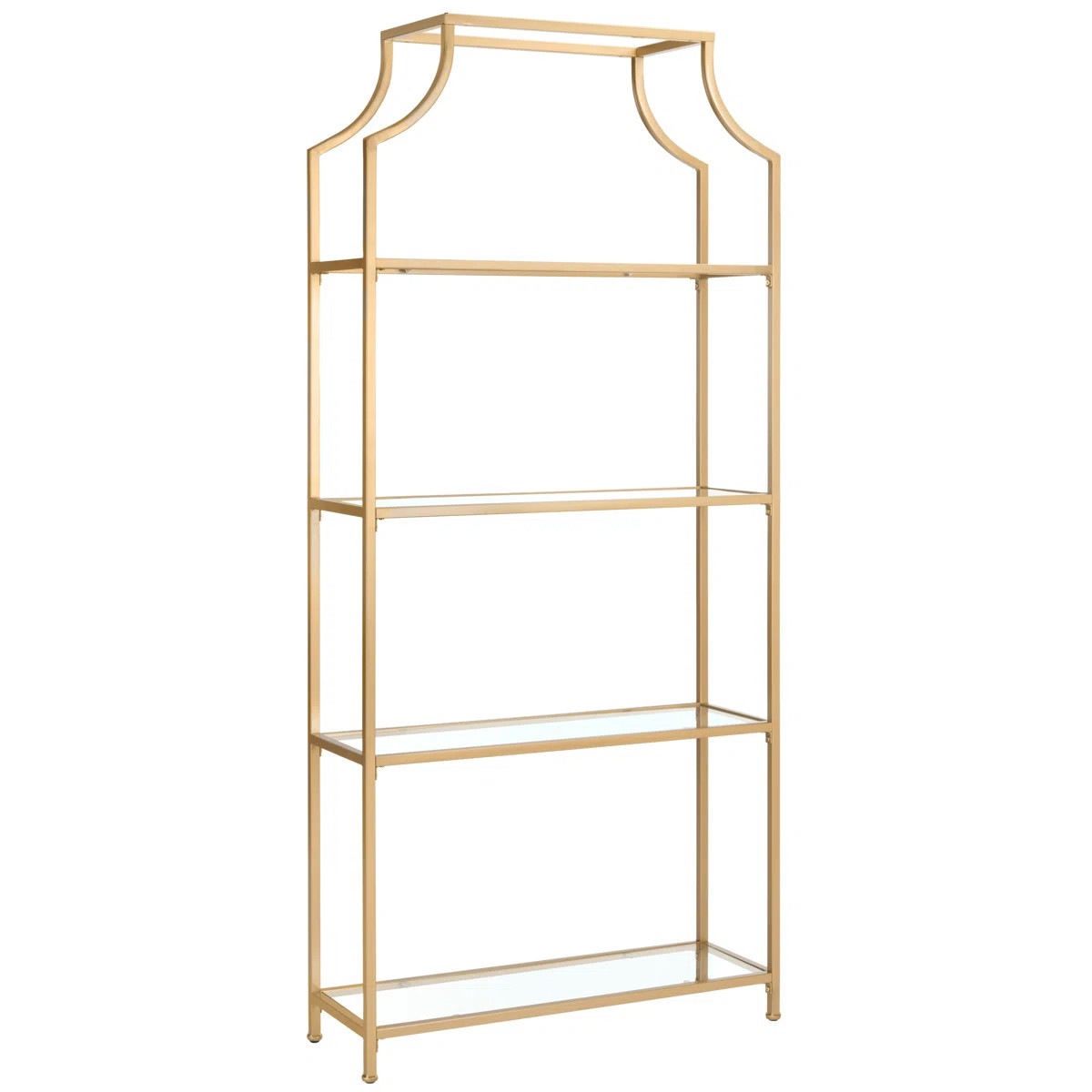 Rosdorf Park Castaic 80" H x 36" W Iron Etagere Bookcase & Reviews | Wayfair | Wayfair North America