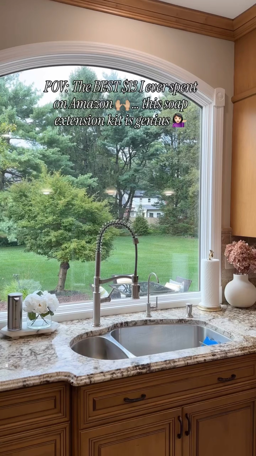 

Tired of refilling your tiny in-counter soap dispensers every week? Use an extension tube kit - it’s the best $13 I spent on @Amazon I have it since 2023 and only changed the soap bottle 4 times. It took me less than 5 minutes to set it up and I love it!

Amazon Home Finds 
Found it on Amazon 
Amazon Gadgets 
Kitchen Gadgets 
Kitchen Hacks 
Kitchen Ideas 
Easy DIY

#LTKFamily #LTKSaleAlert #LTKHome