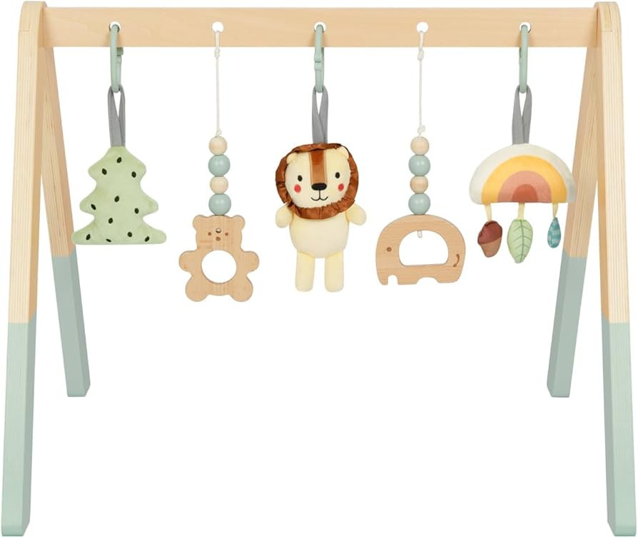 OOOK Baby Play Gym with 5 Hanging Toys, Versatile Wooden Play Gym for Infants to Play and Learn, ... | Amazon (CA)