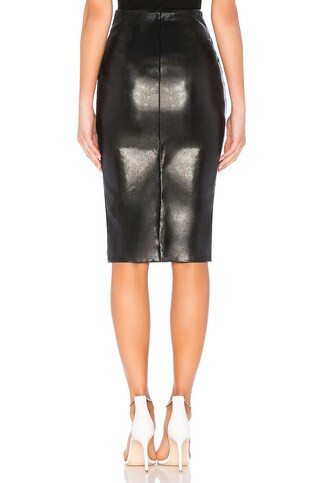 superdown Jezabel Faux Leather Midi Skirt in Black from Revolve.com | Revolve Clothing (Global)