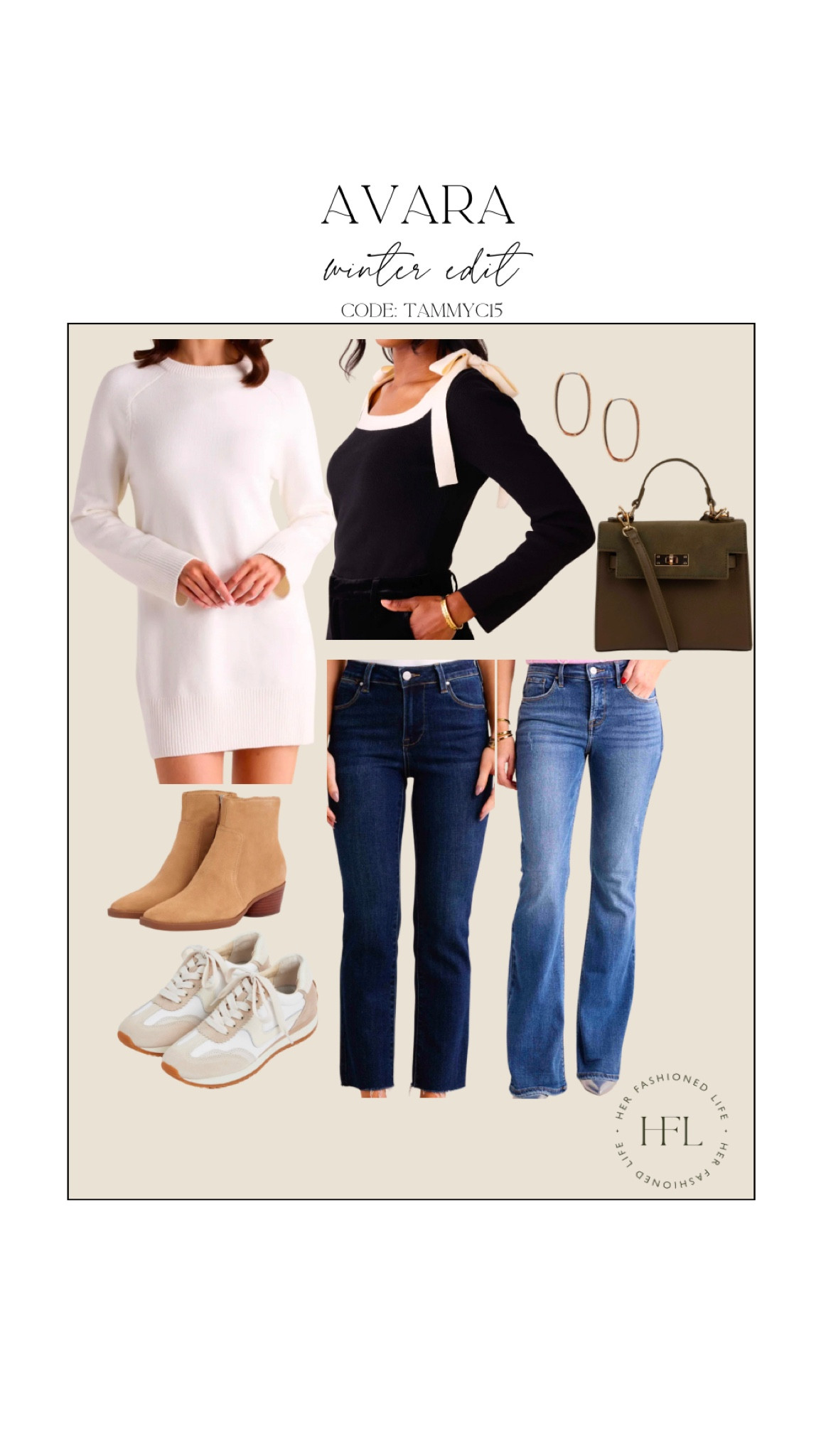 Avara winter edit! Use code: TAMMYC15



#LTKItBag #LTKShoeCrush #LTKFindsUnder100