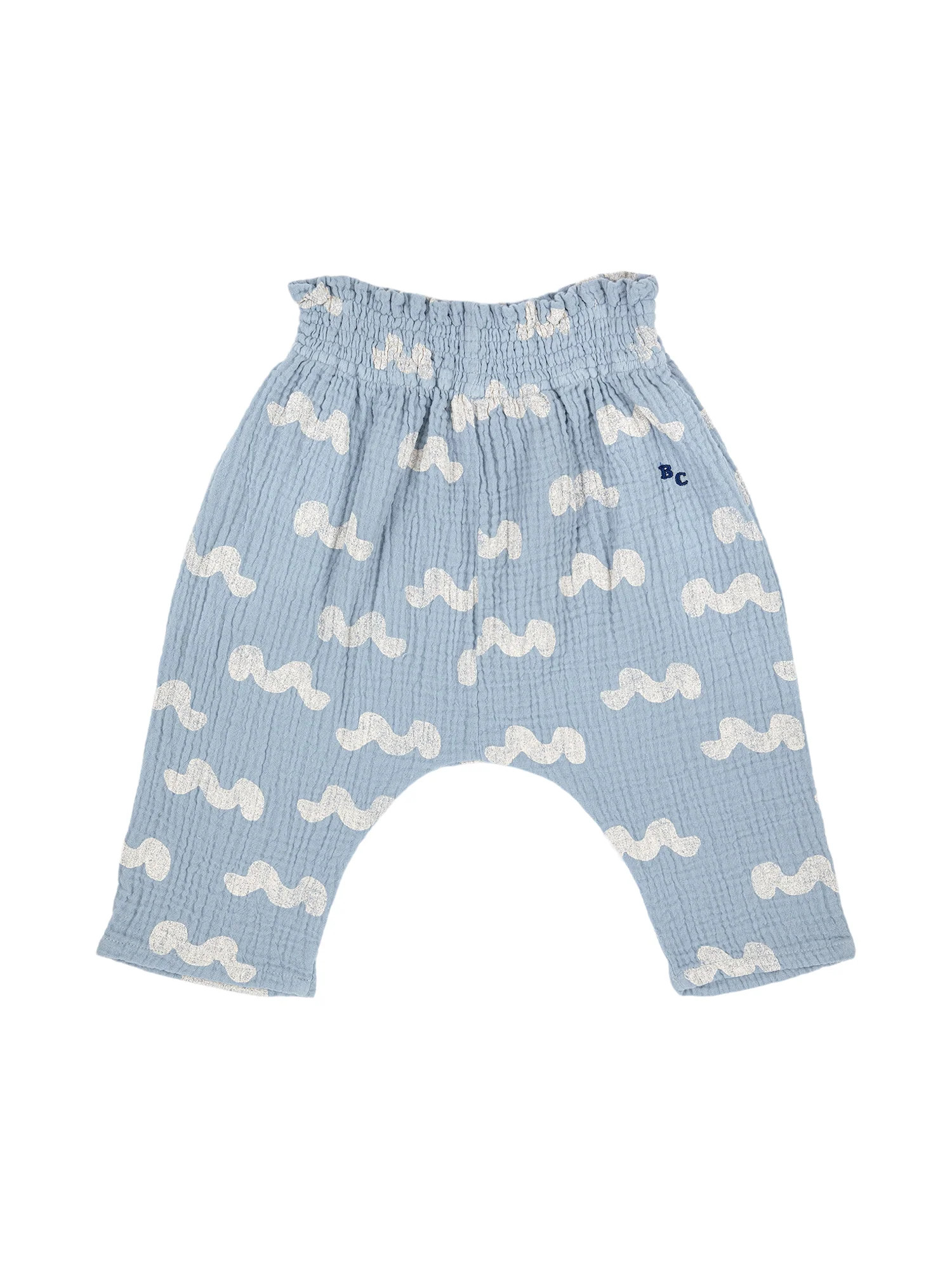 Waves All Over Baggy Woven Trousers | Danrie