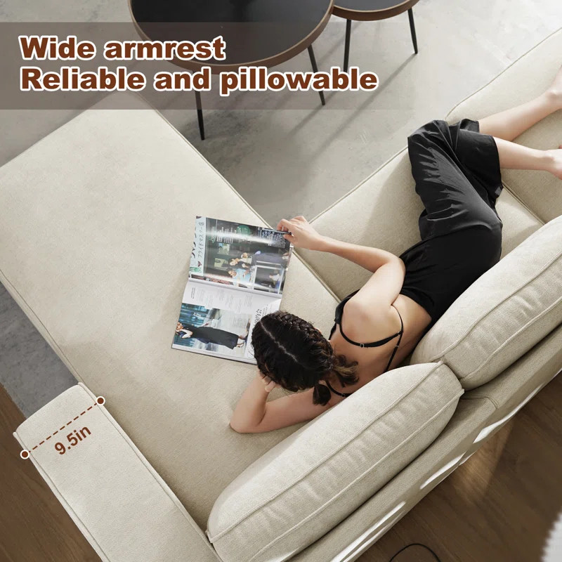 Hokku Designs Jossilynn L-Shape Convertible Sectional Couches Sofas with Storage Chaise & Reviews... | Wayfair North America