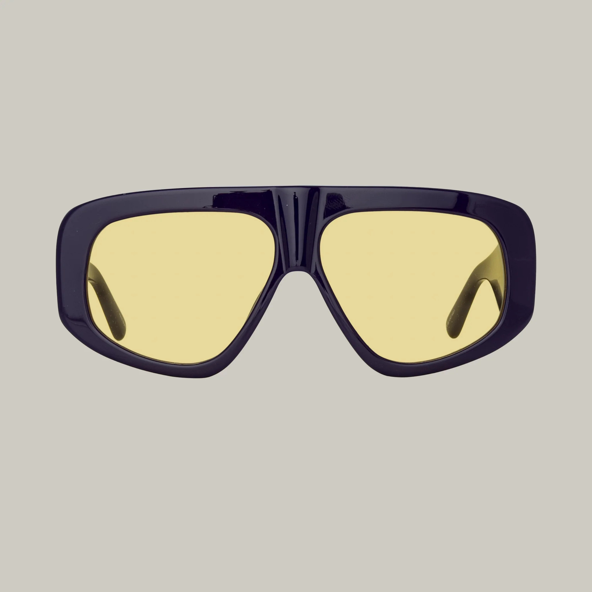 Milano Oversized Sunglasses in Purple | Linda Farrow