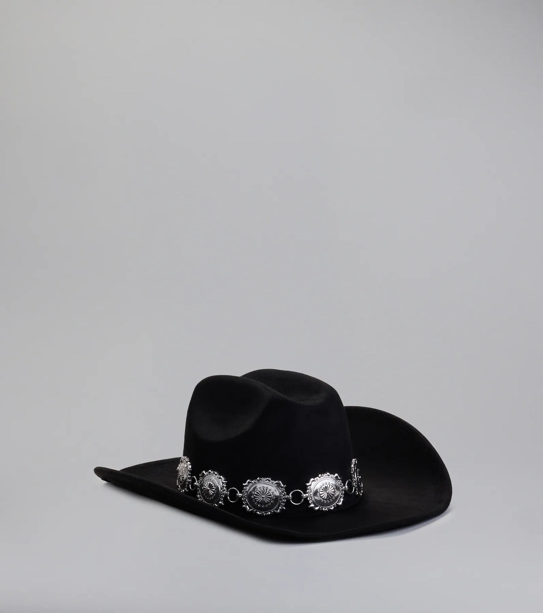 Ranch Rodeo Concho Faux Suede Cowboy Hat | Windsor Stores