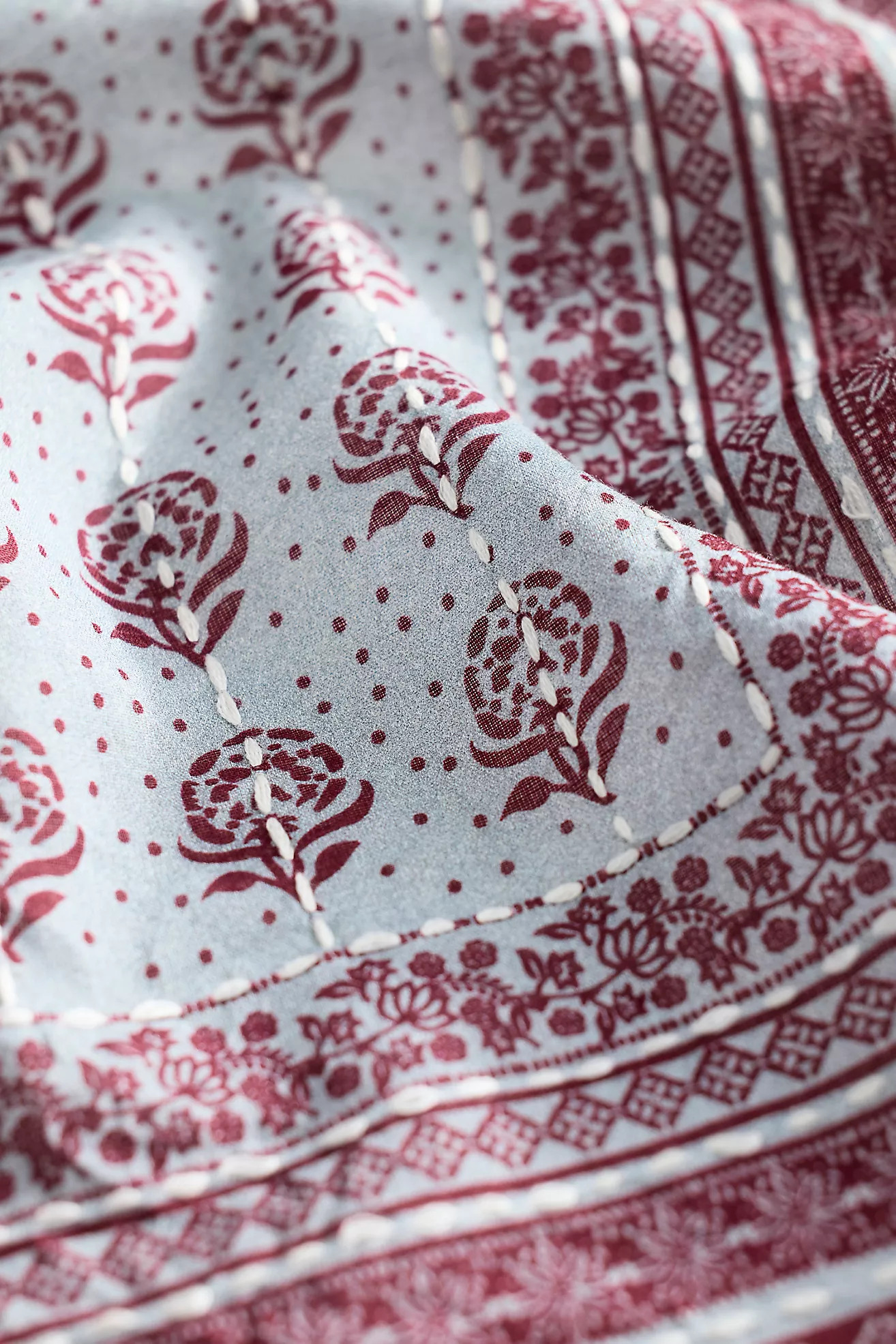 Embroidered Stitch Bandana | Anthropologie (US)