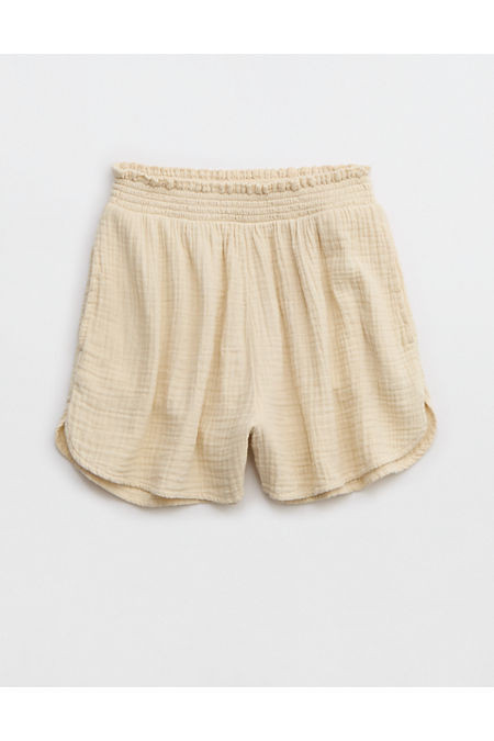 Aerie High Waisted Pool-To-Party Short Women's Soft Oat XL | Aerie
