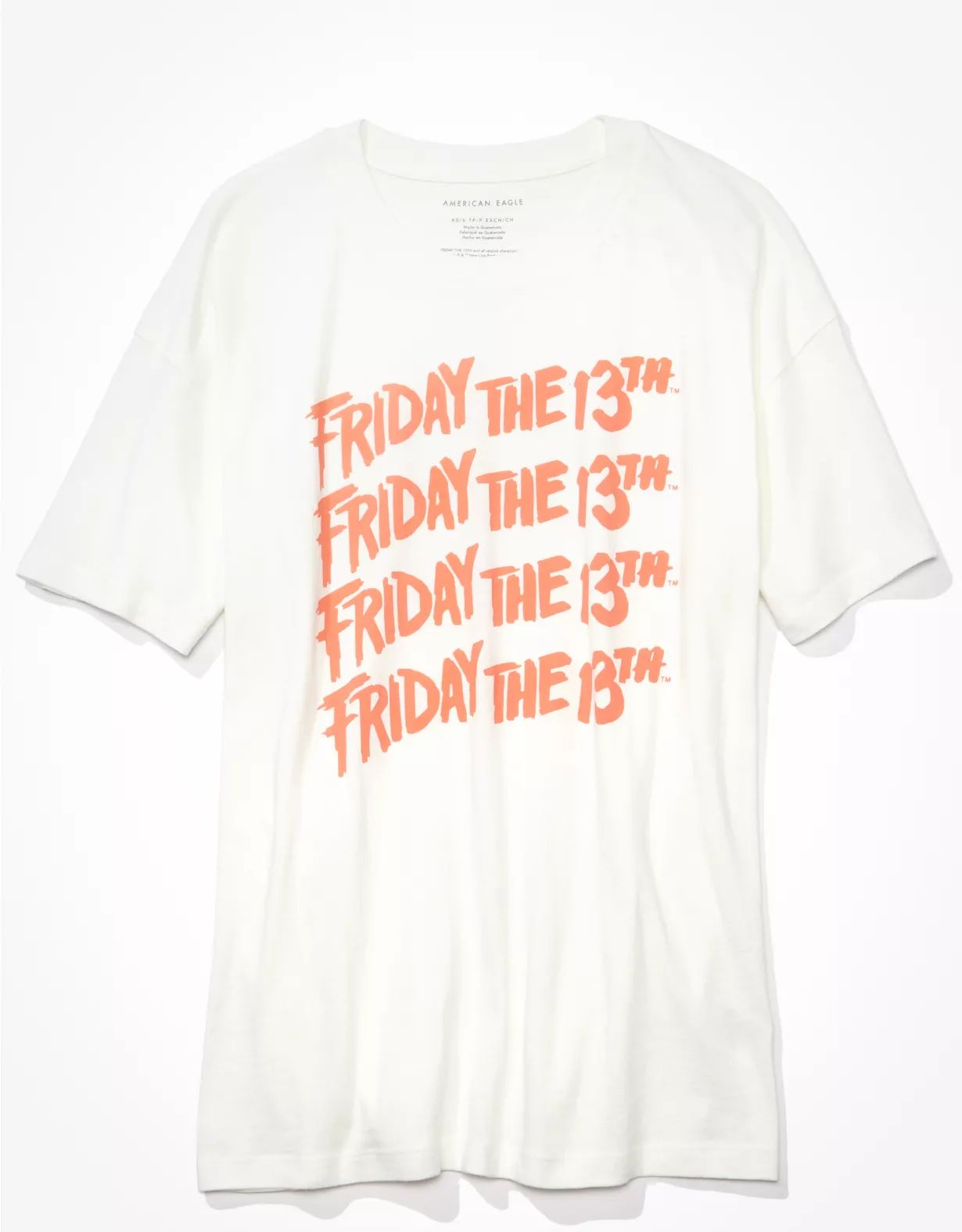 AE Oversized Friday the 13th Graphic Tee | American Eagle Outfitters (US & CA)