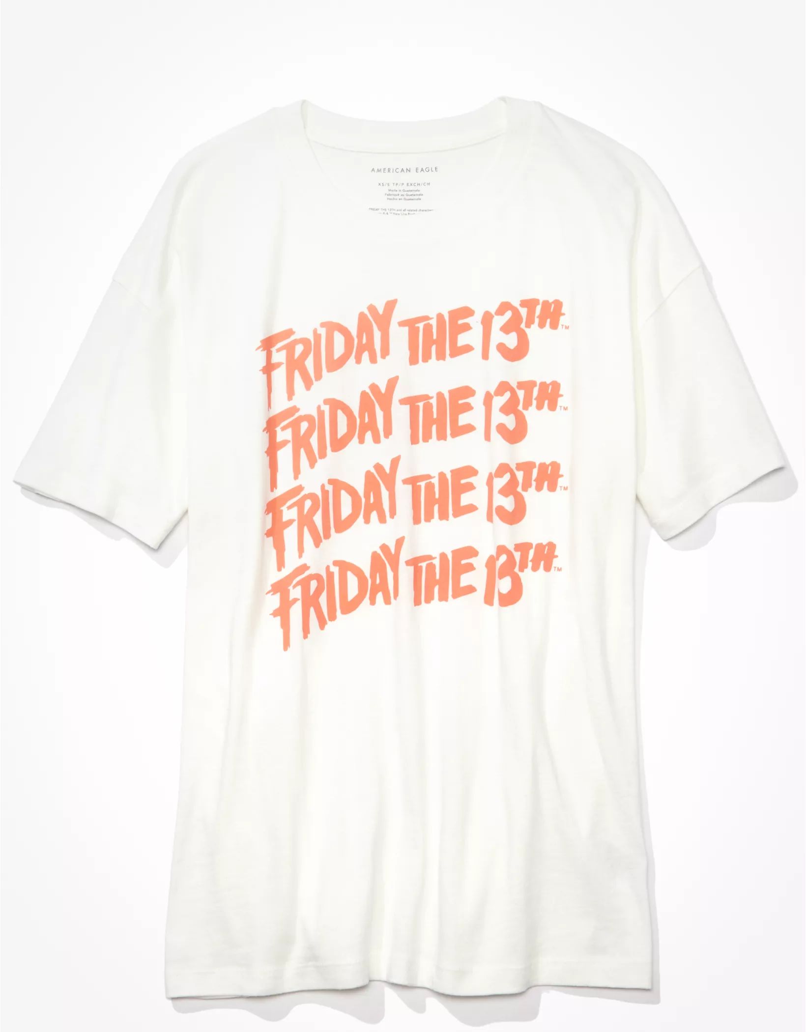 AE Oversized Friday the 13th Graphic Tee | American Eagle Outfitters (US & CA)