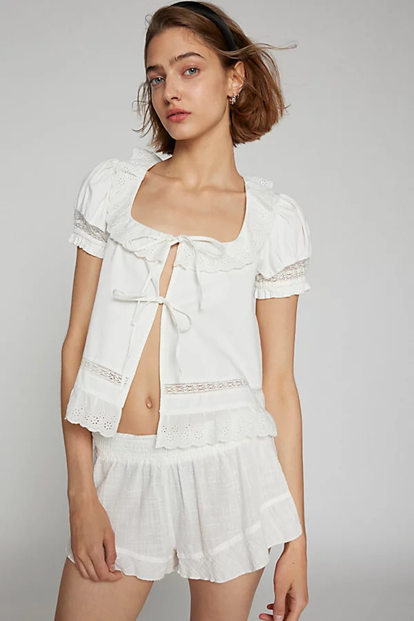 Kimchi Blue Bed Jacket Blouse | Urban Outfitters (US and RoW)