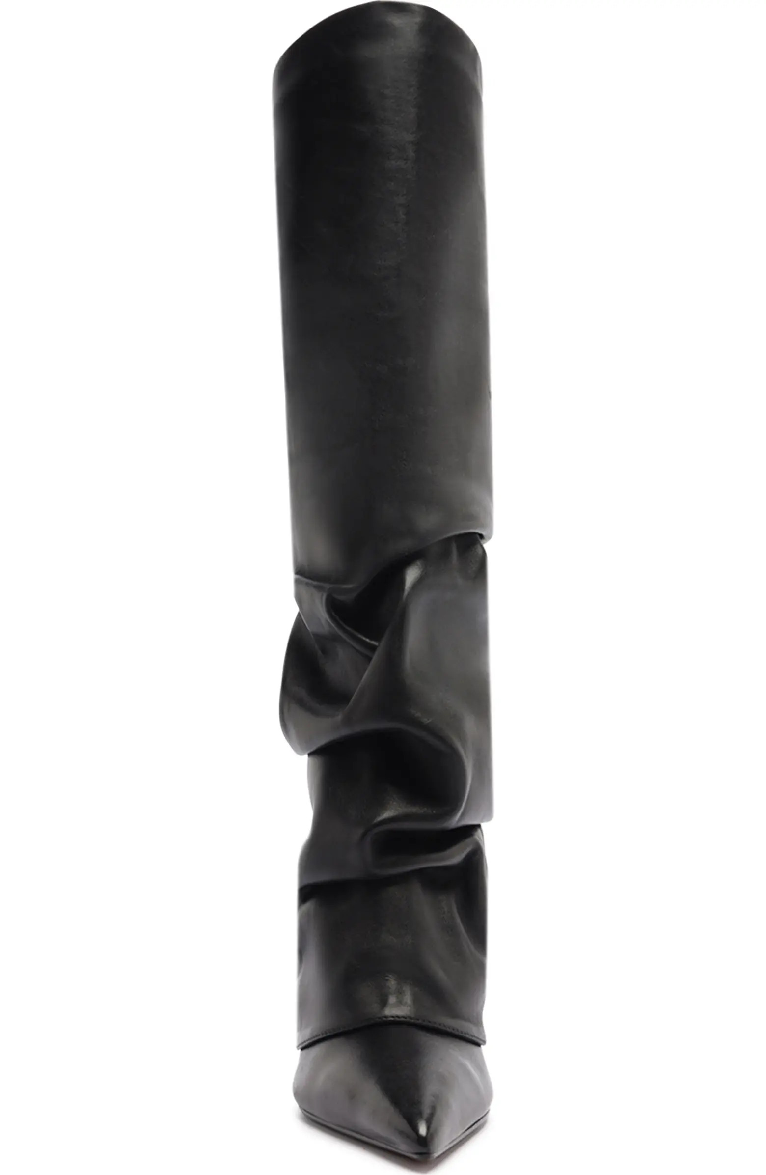 Schutz Mikki Up Cloak Pointed Toe Knee High Boot (Women) | Nordstrom | Nordstrom