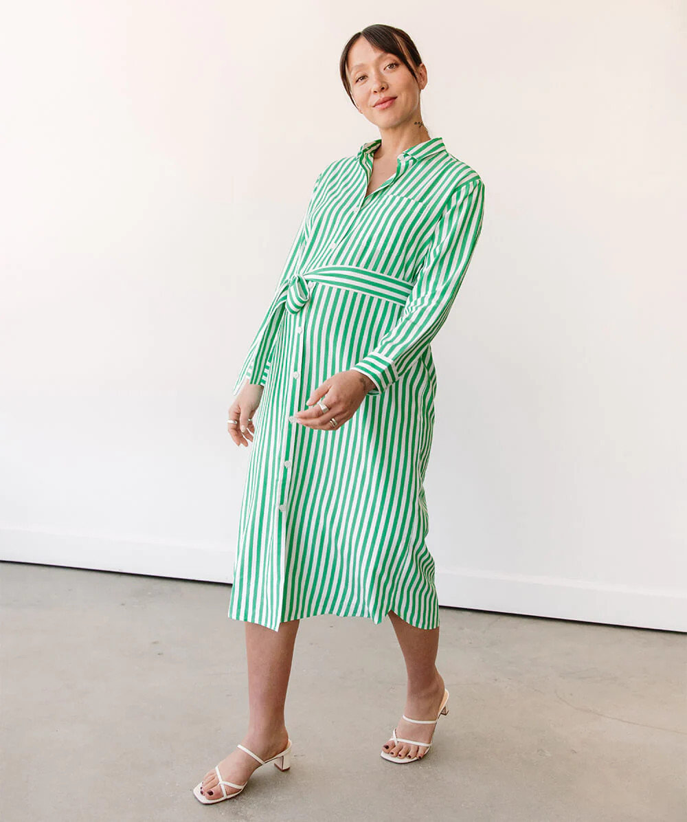 Relaxed Shirt Dress | Storq Inc