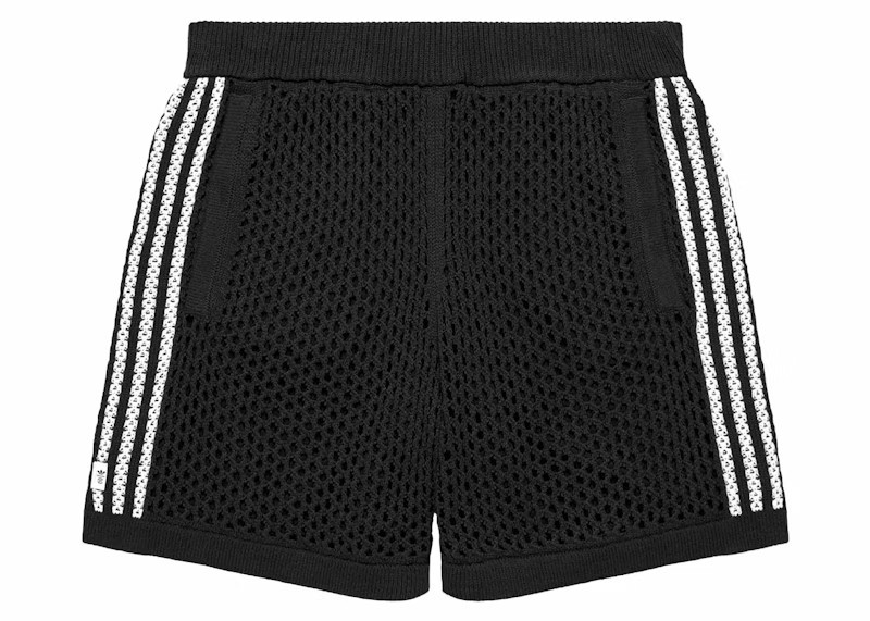 Adidas x Edison Chen Crochet Shorts in Charcoal | StockX