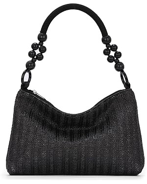 Emprier Straw Tote Bag for Women Summur Beach Bags Straw Shoulder Purse Woven Tote Bag Vacation H... | Amazon (US)