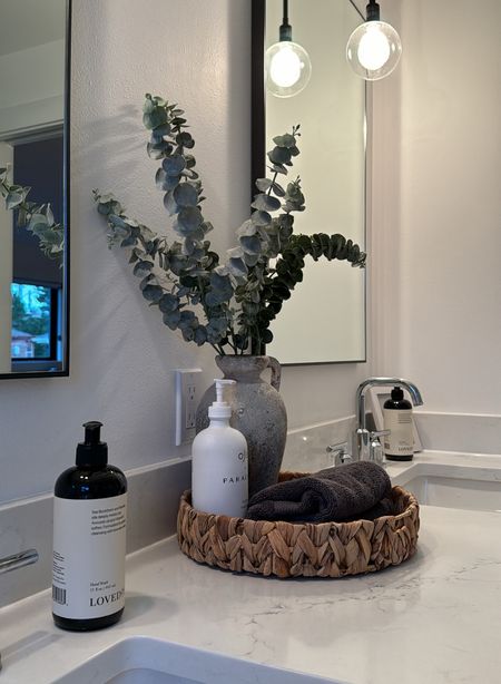 Easy bathroom decor 🌿

#LTKhome #LTKSeasonal