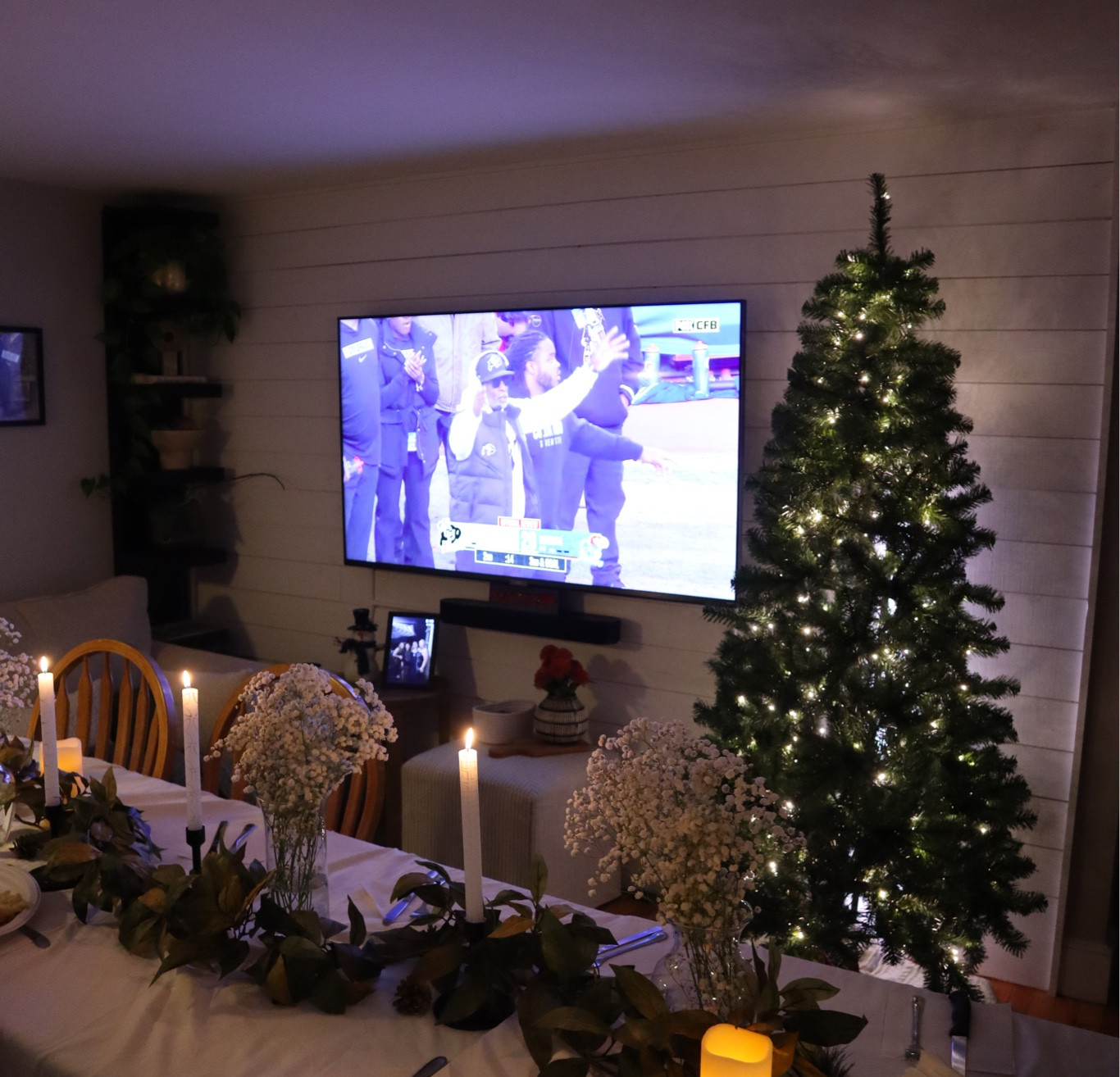 Our affordable artificial Christmas tree 