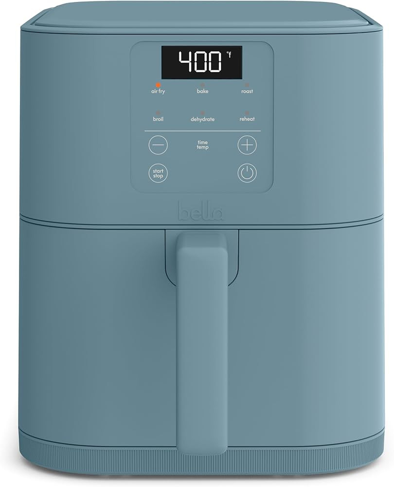 bella 6 Qt Slim Air Fryer, Fits-anywhere™ Kitchenware, EverGood™ Ceramic Nonstick Coating, Ad... | Amazon (US)