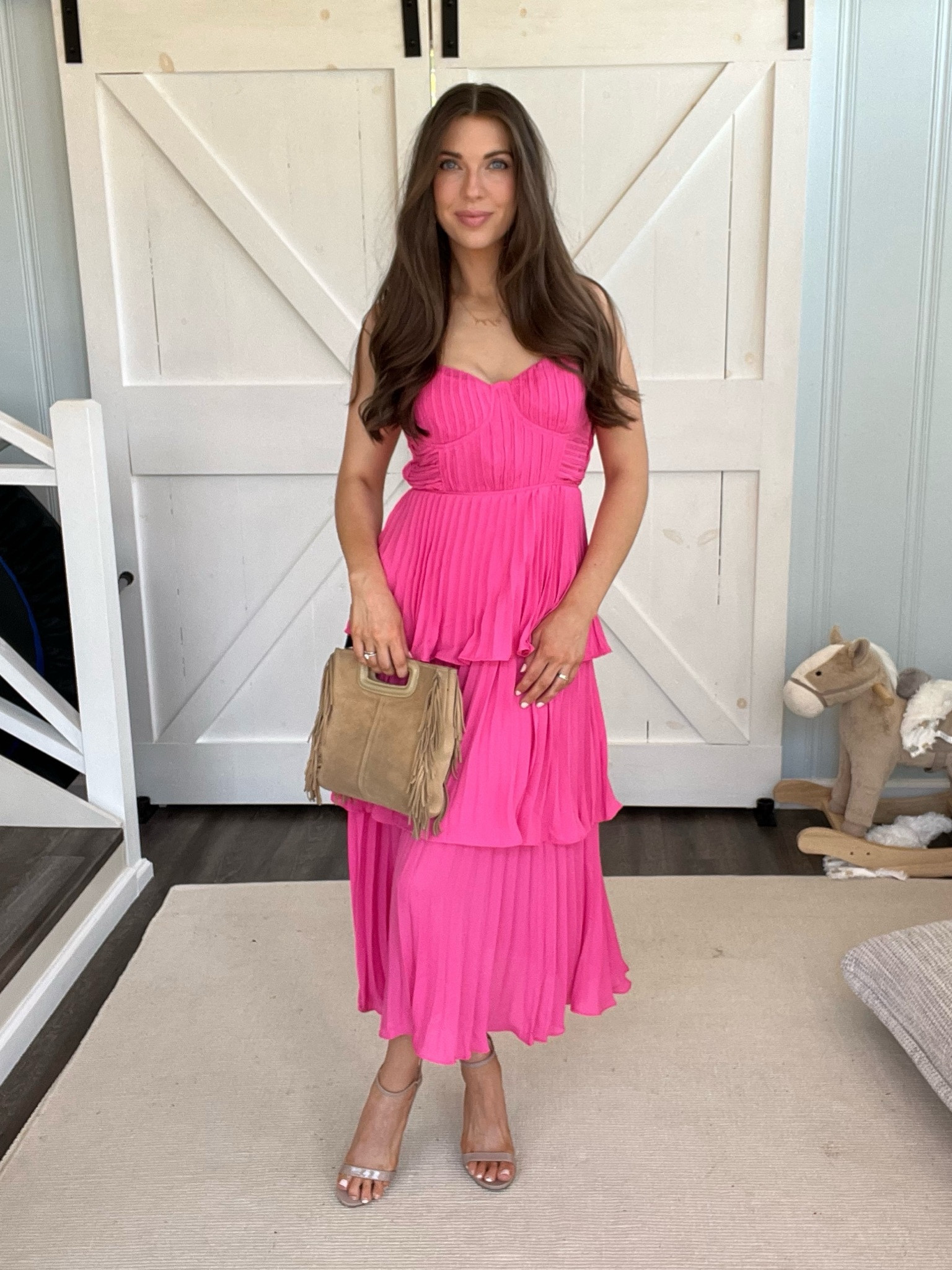 The color of this dress 💗😍 Wedding guest dress, classy dress, midi dress, pink dress

#LTKWedding #LTKStyleTip #LTKFindsUnder100