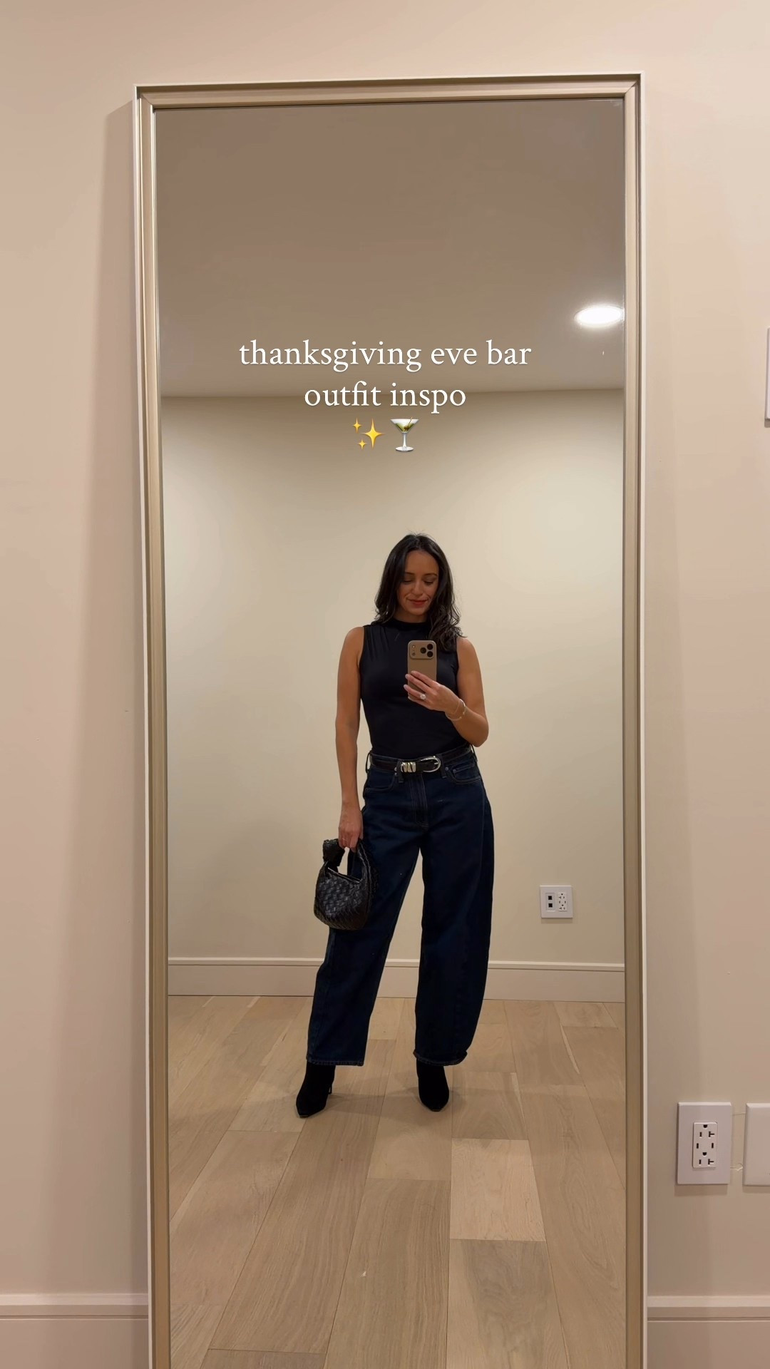 Thanksgiving eve bar outfit inspo 🖤 it’s giving trendy cool girl 💄🪩💋

Comment “COOL” and I will DM you the outfit details (Also always linked in bio - just click LTK for outfit links & sizing)

Size small in top
Size 26 short in pants 

follow @julissa.pio to easily receive 🔗’s from me!! & for more outfit inspo
.
.
.
.
.
.
Fall fashion
Fall outfits
OOTD
Outfit ideas



#thanksgivingeve #abercrombie #amazonfashionfinds #falltrends #outfitoftheday #outfitinspo #barreljeans #abercrombieandfitch 
