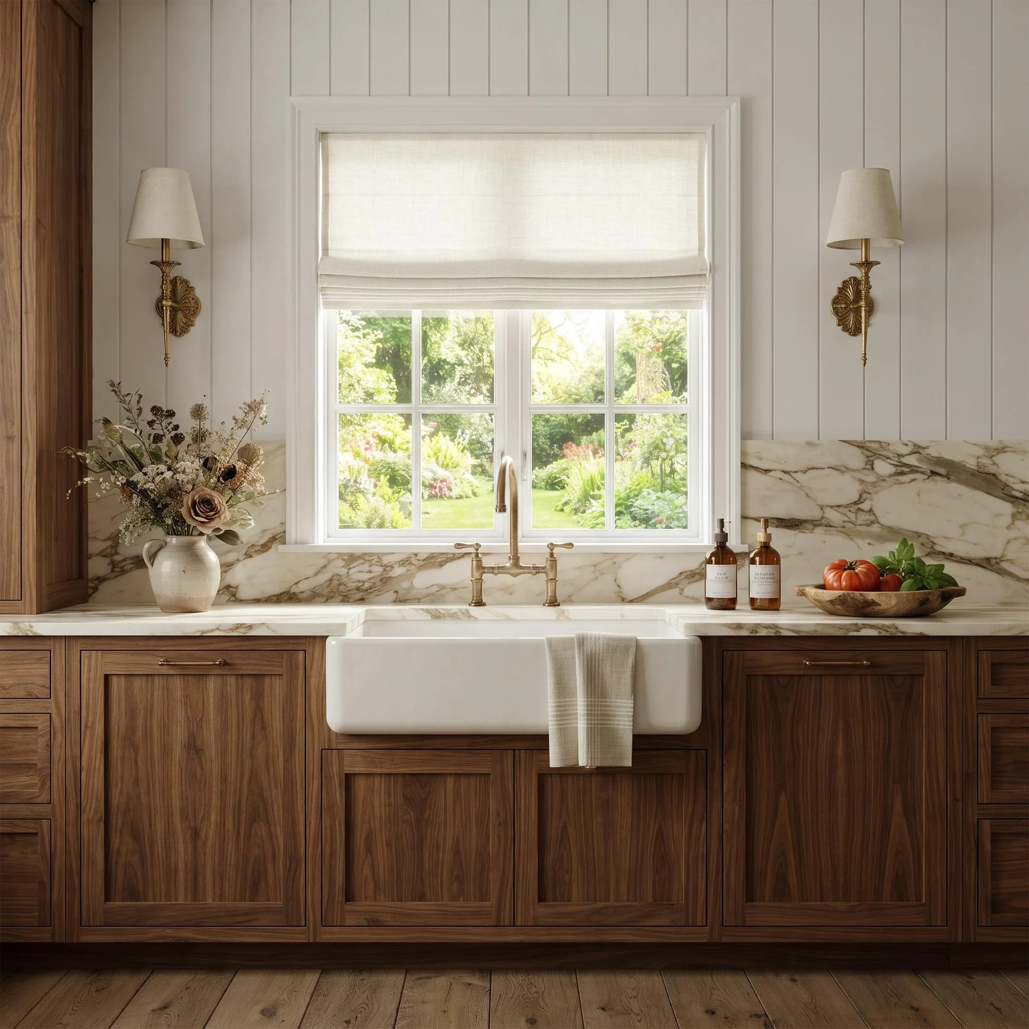 Blanche Cotton Blend Linen Look Roman Shades | Curtarra