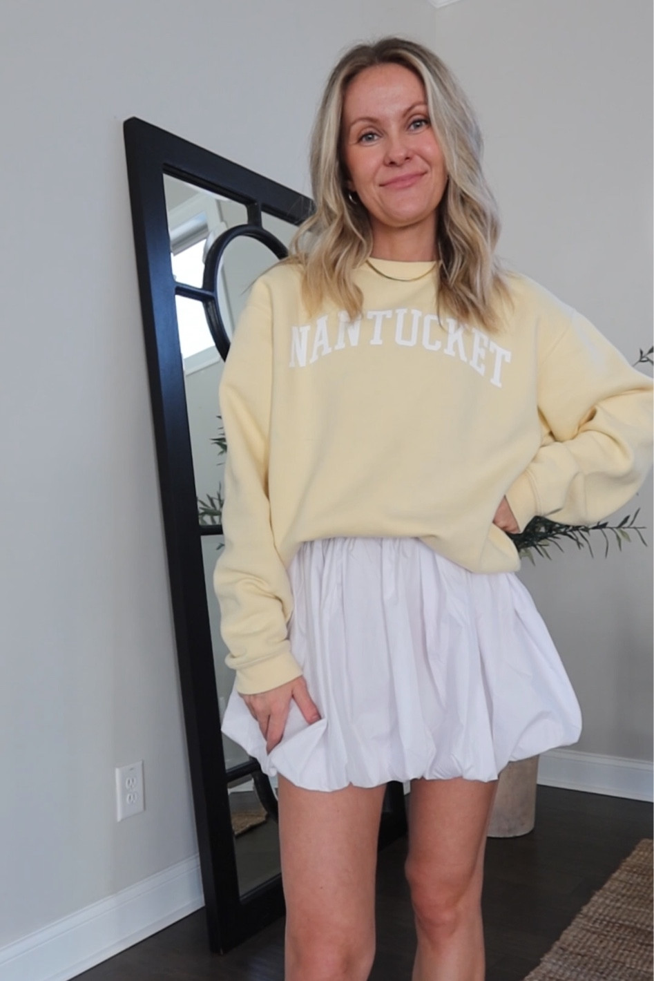 bubble dress hack for fall 

dress: small
shoes: tts