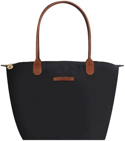 Waterproof Nylon Tote bag for Women Lightweight Designer Handbag with Zipper Stylish and Durable ... | Amazon (US)
