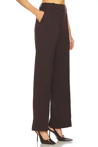 SAMSOE SAMSOE Salot Trousers in Chocolate Torte from Revolve.com | Revolve Clothing (Global)