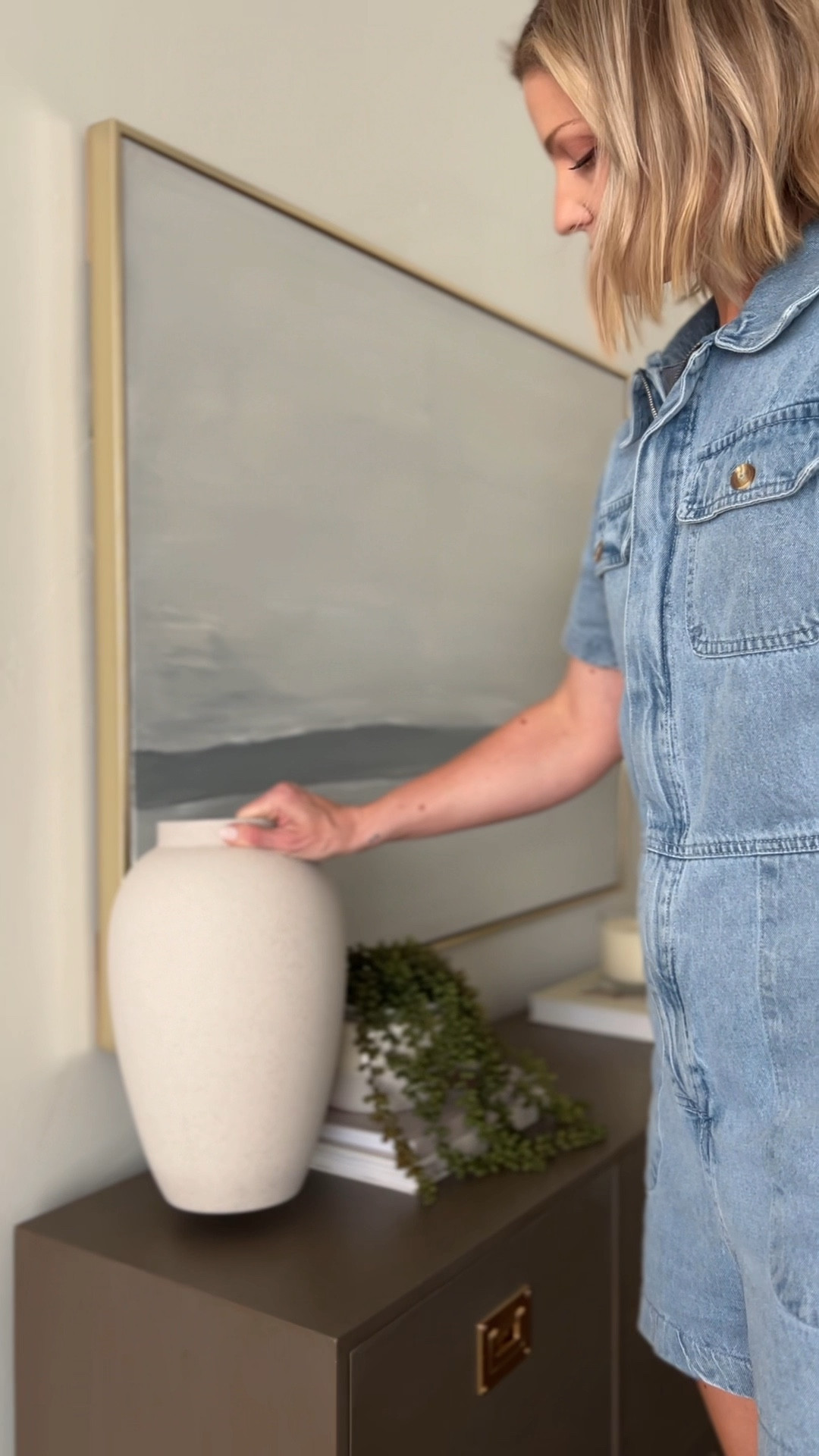 Console table styling! Crate and barrel, Amazon, world market.

#LTKHome #LTKFindsUnder100 #LTKSummerSales