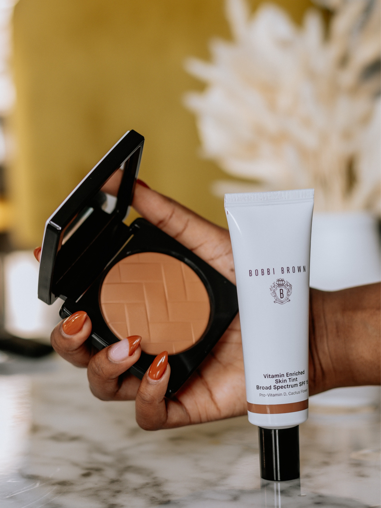 Bobbi Brown’s vitamin enriched 
 skin tint & pressed powder 

#LTKfindsunder100 #LTKbeauty