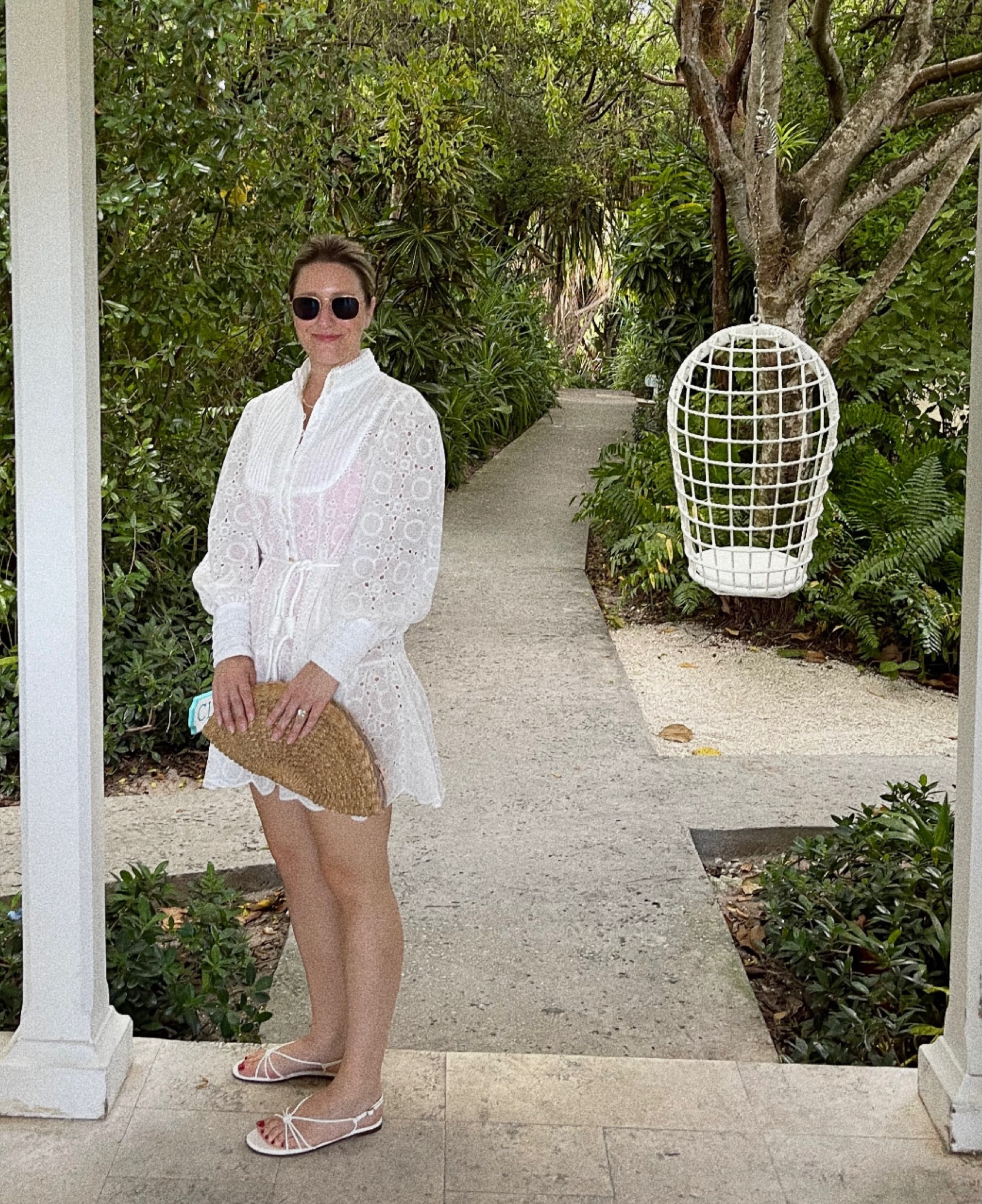 Couldn’t believe how nice this dress was when it arrived. I paid $55 but it looks SO EXPENSIVE in person. I wore as a coverup but it comes with a slip if you want to wear it out and about. Would be great for a bride. I would order at least 4-5 weeks ahead of time because shipping can take awhile. 

#LTKwedding #LTKunder50 #LTKunder100