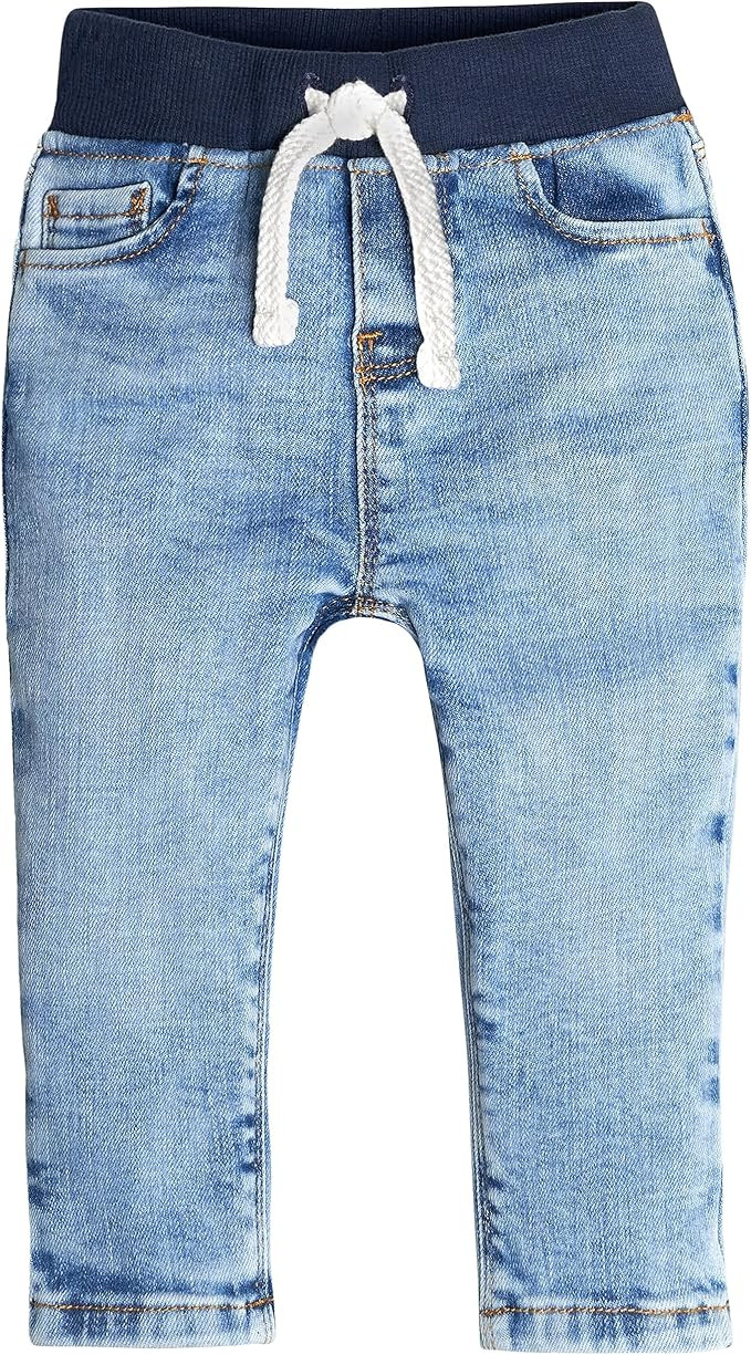 Gerber Baby Toddler Rib Waist Stretch Denim Skinny Jeans | Amazon (US)