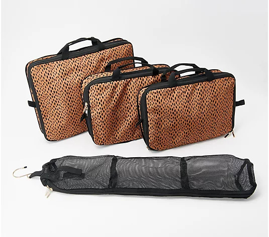 BumbleBella by Jill Martin S/4 Hanging Packing Cubes & Organizer Set | QVC