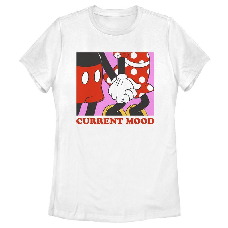 Women's Mickey & Friends Valentine's Day Current Mood T-Shirt | Target