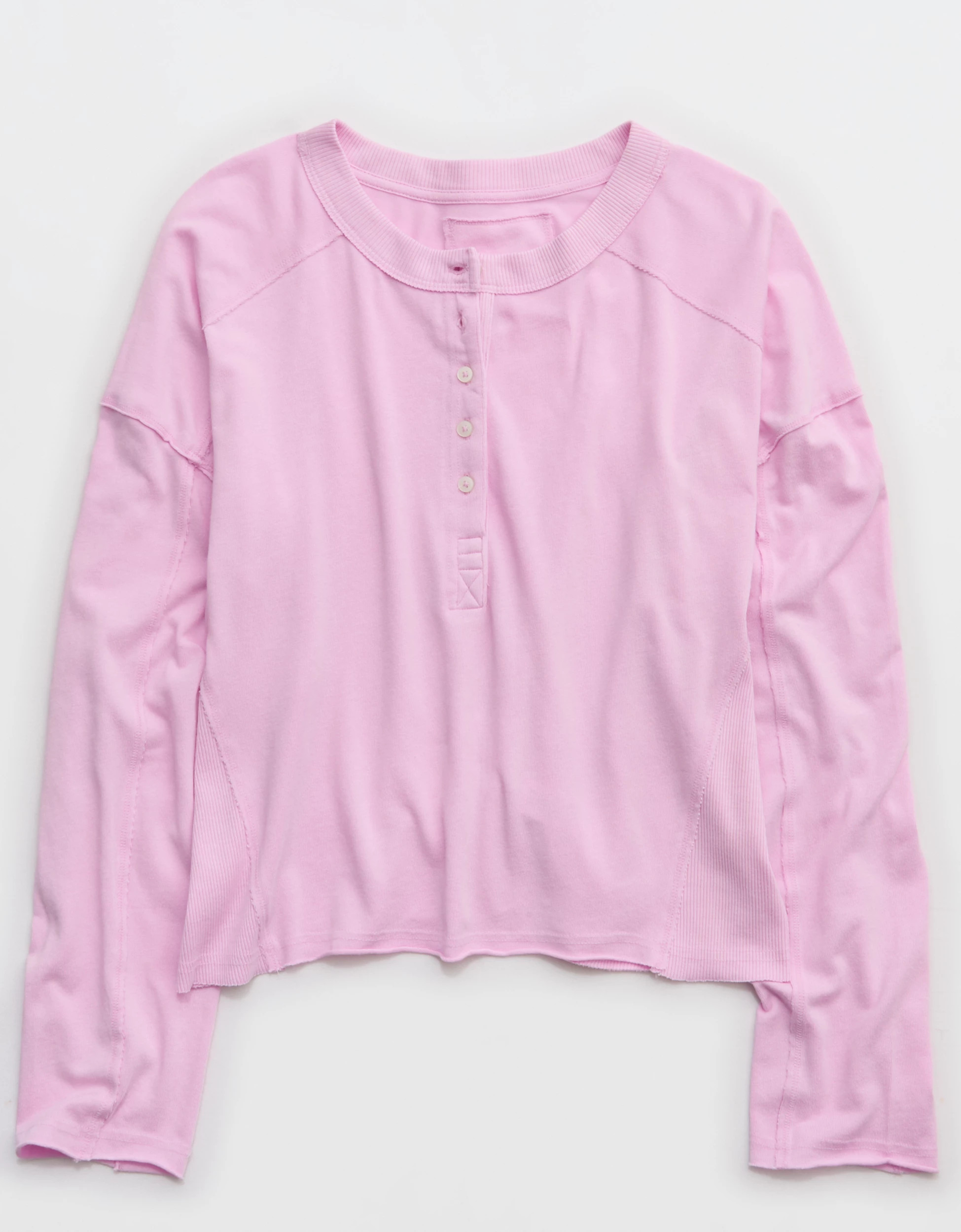 Aerie Happy Snit Henley T-Shirt | Aerie