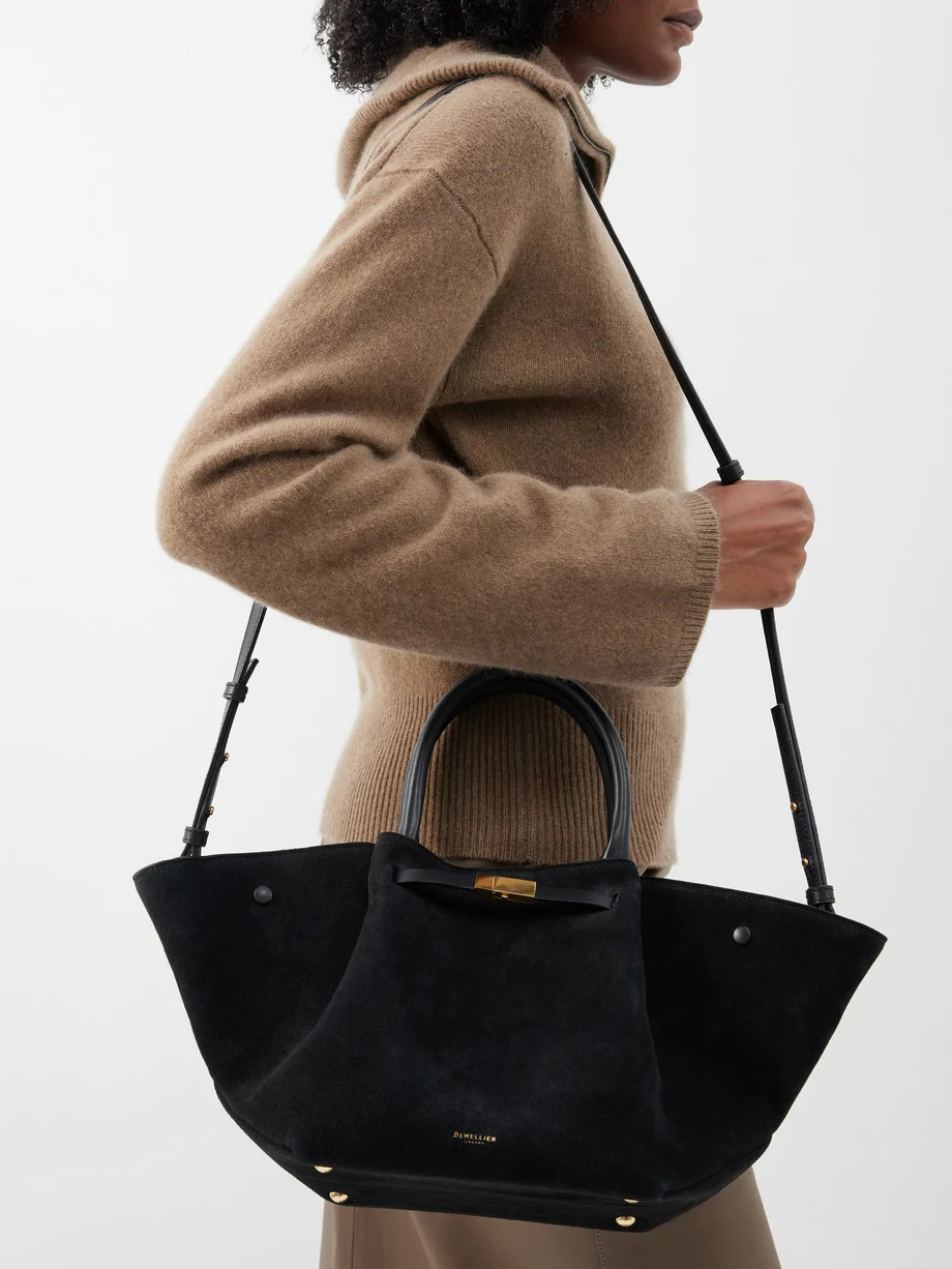 New York midi suede tote bag | DeMellier | Matches (US)