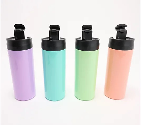 Primula Set of 4 Stainless Steel Insulated Slim Tumblers | QVC