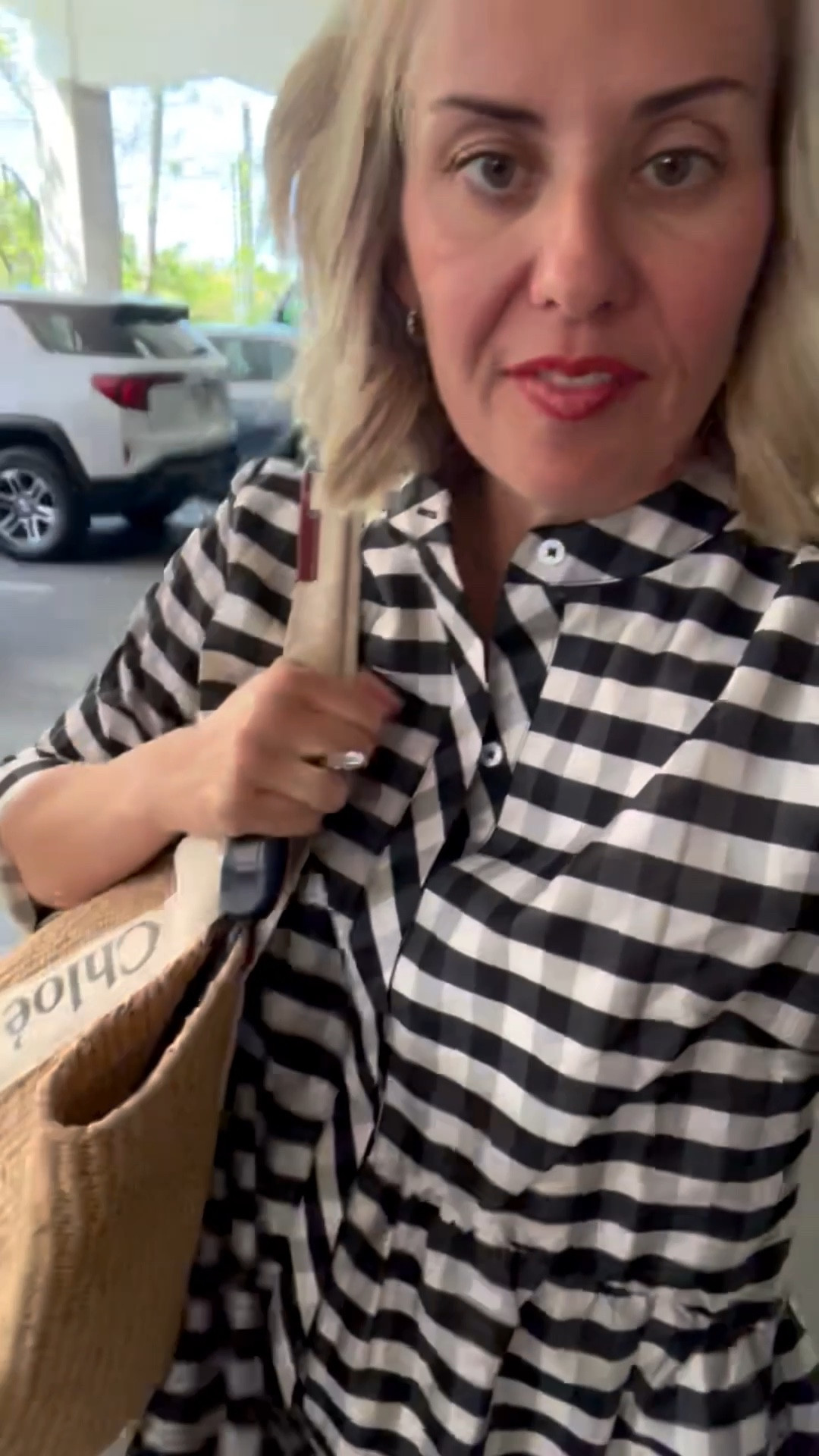 Off to lunch in this throw on & go dress!  This is one of those dresses that you are dressing it up or wearing more casual. It is so flattering & I paired it with a comfy sandal. I’m wearing an XS dress and 8.5 sandal (size 1/2 up). 

#LTKootd #LTKmomlife #LTKdayinmylife