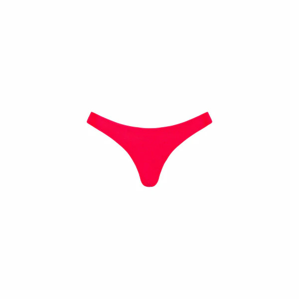 Minimal Full Coverage Bikini Bottom - Cherry Crush | Kulani Kinis US
