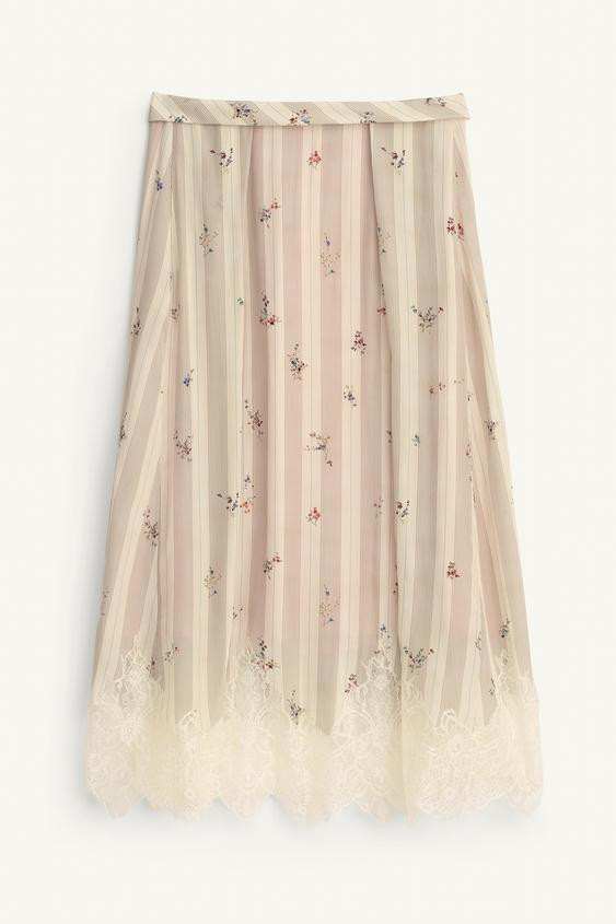 RUSTIC WEAVE SKORT | Zara US