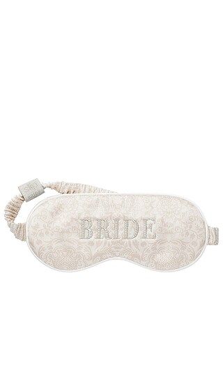 Bride Pure Silk Sleep Mask Bridal Collection | Revolve Clothing (Global)